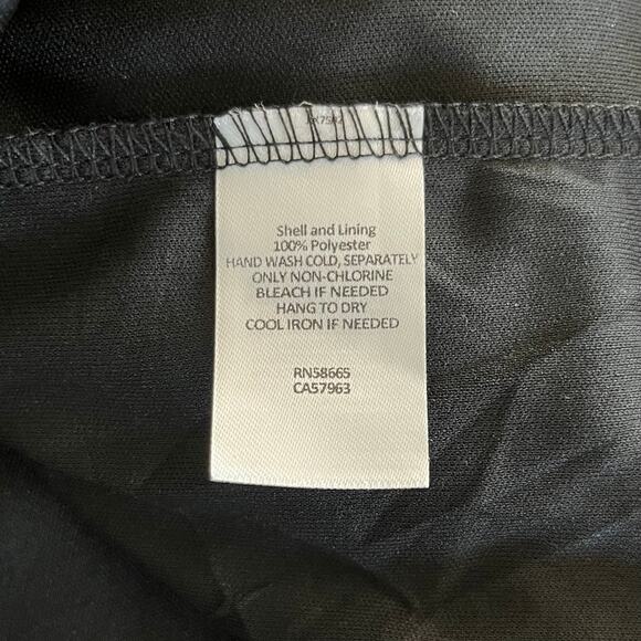 Nordstrom Rack Solid Little Black Dress Sleeveless Mini Sheath Small/Medium - Picture 12 of 13